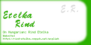 etelka rind business card